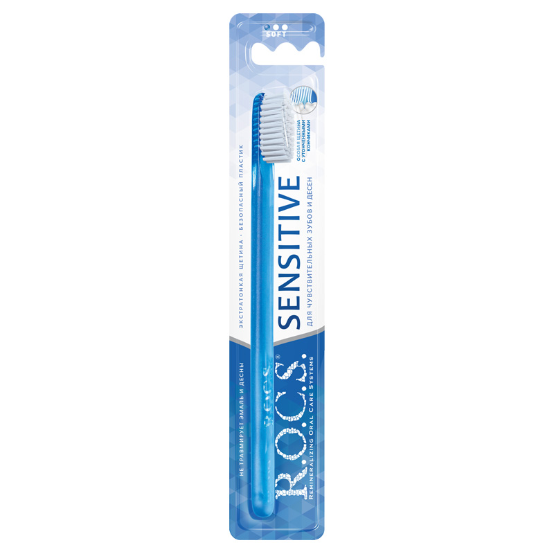 ToothBrush Sensitive Blue White