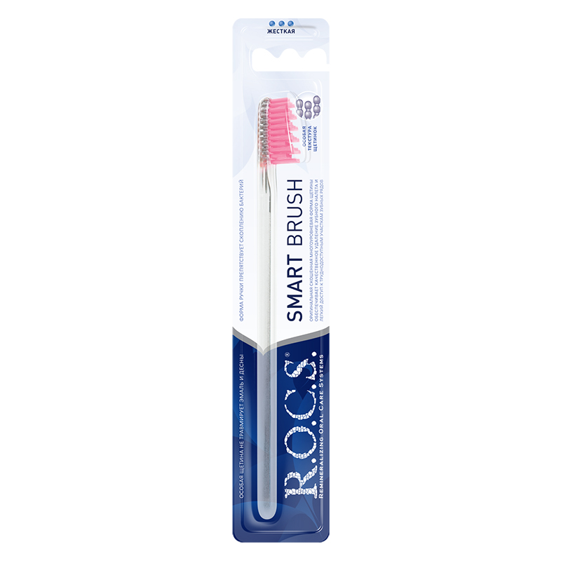 ToothBrush Model Firm White Pink