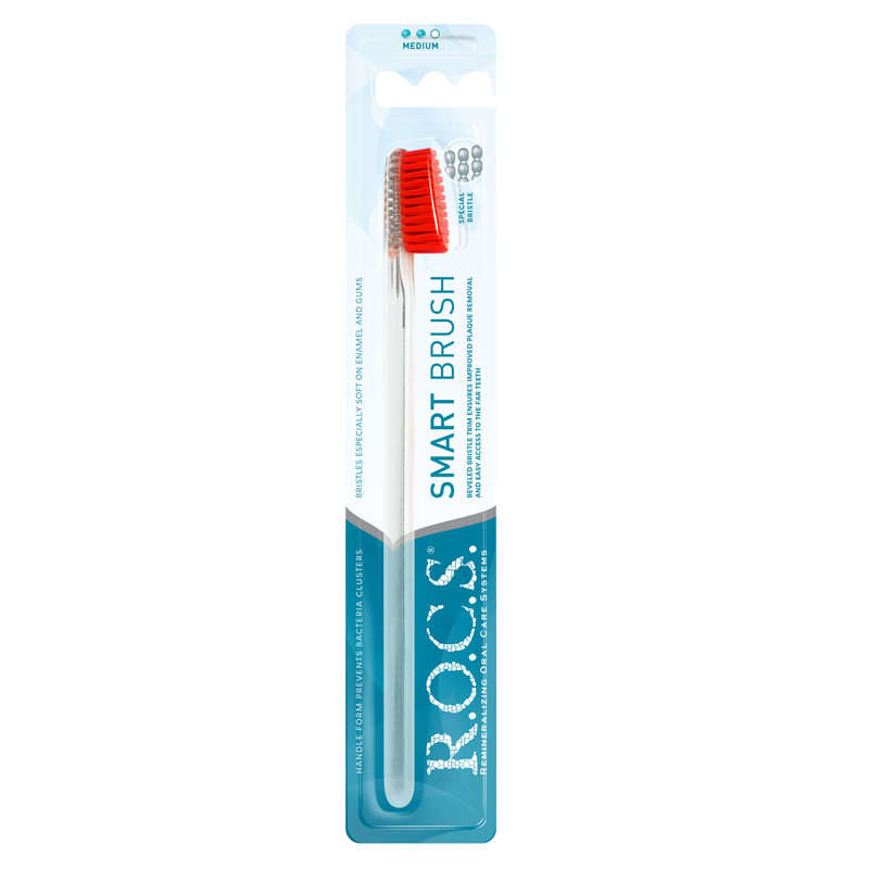 ToothBrush Classic White Red